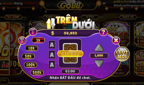 Bí Quyết Chiến Thắng Khi Chơi Trên Dưới Tại Go88 apk