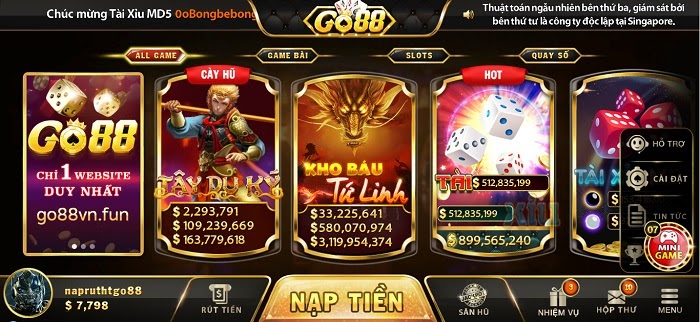 Game nổ hũ go 88