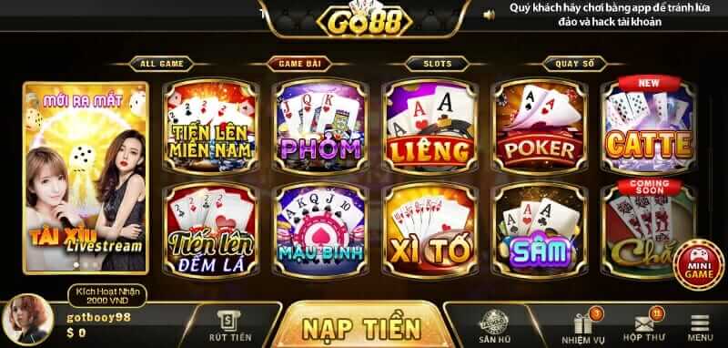 game bài Go88 club