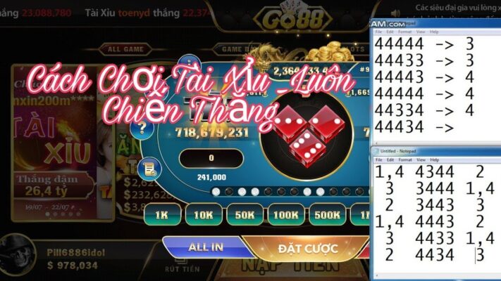 kinh nghiệm chơi tài xỉu go88