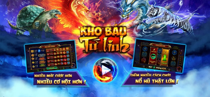 Bí quyết chơi Kho báu Tứ Linh Go88