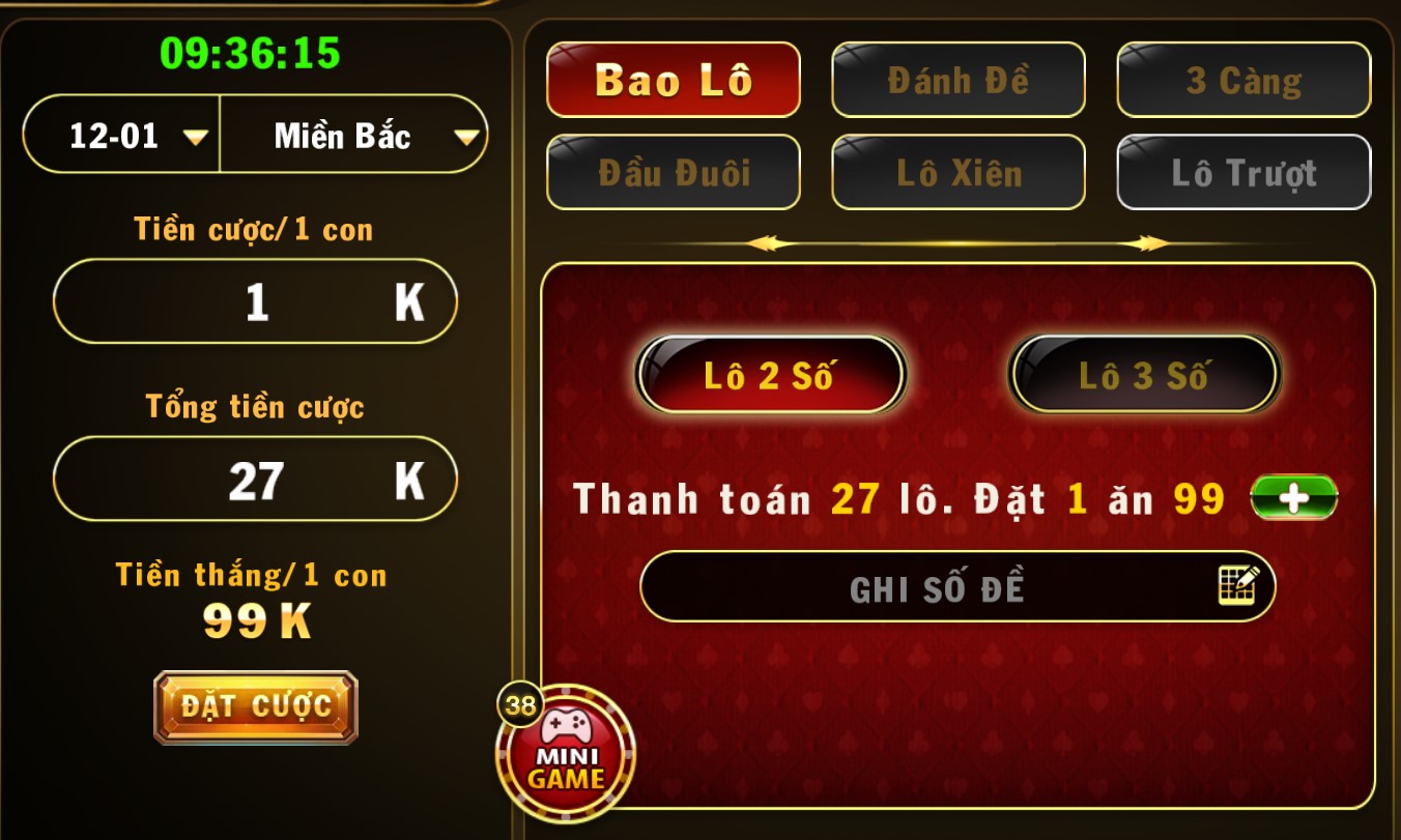 Các loại lô đề trực tuyến được cung cấp tại Go88 club