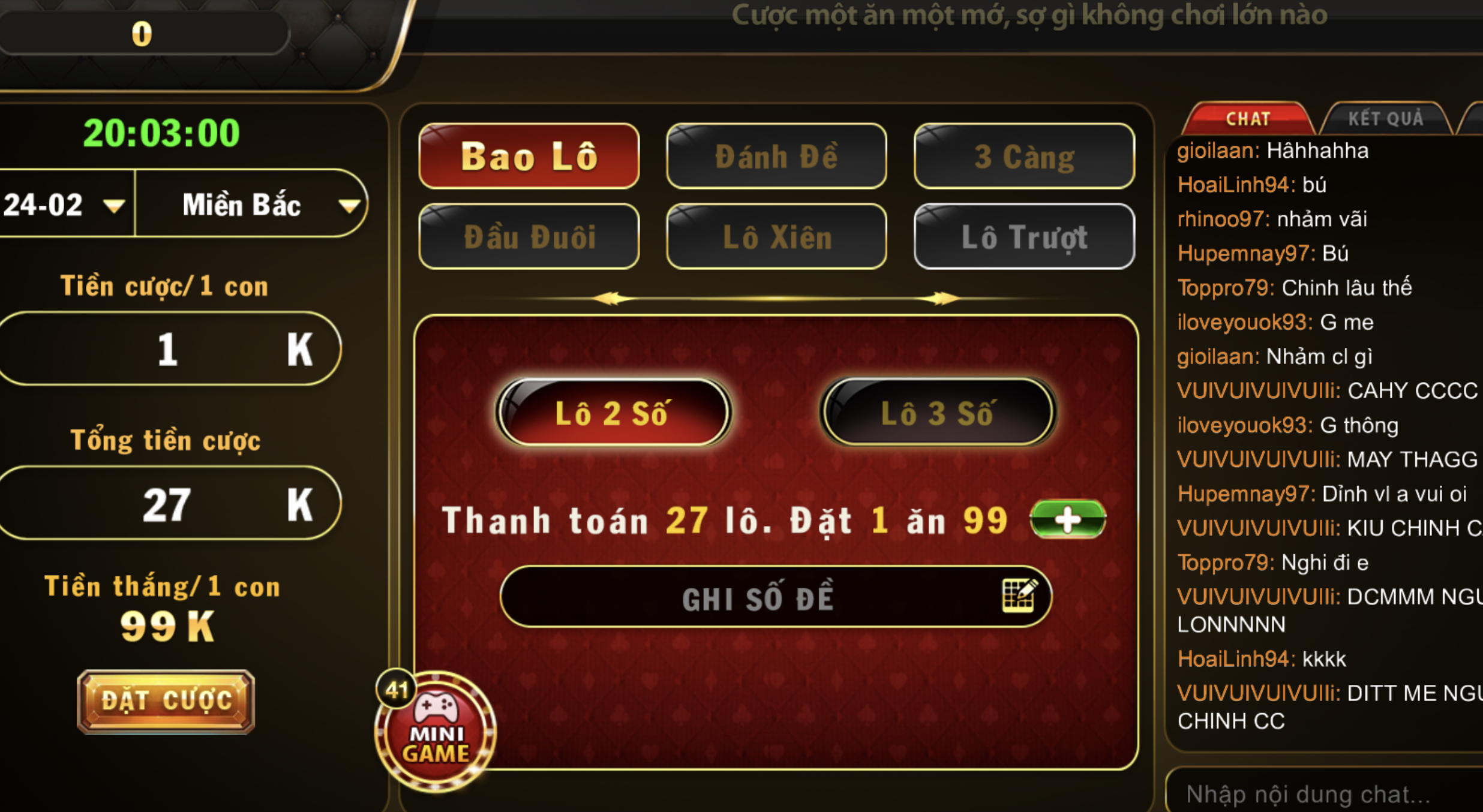 Ưu điểm của Lô đề Việt Nam tại cổng game Go88