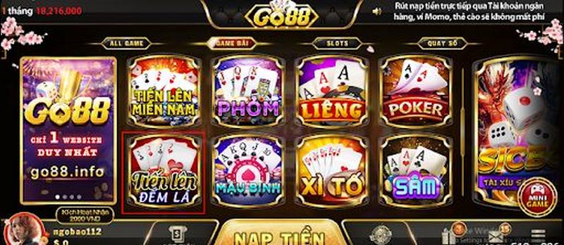 các bước tham gia game bài go88