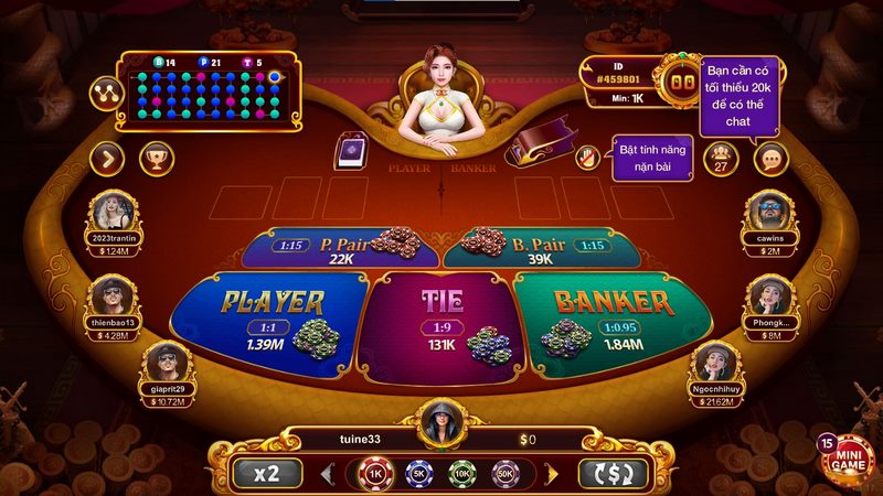 Baccarat kim tài Go88 club