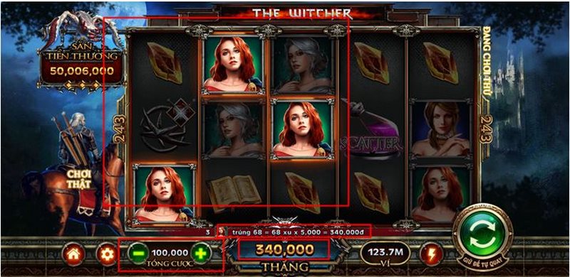 Nổ hũ The Witcher Go88