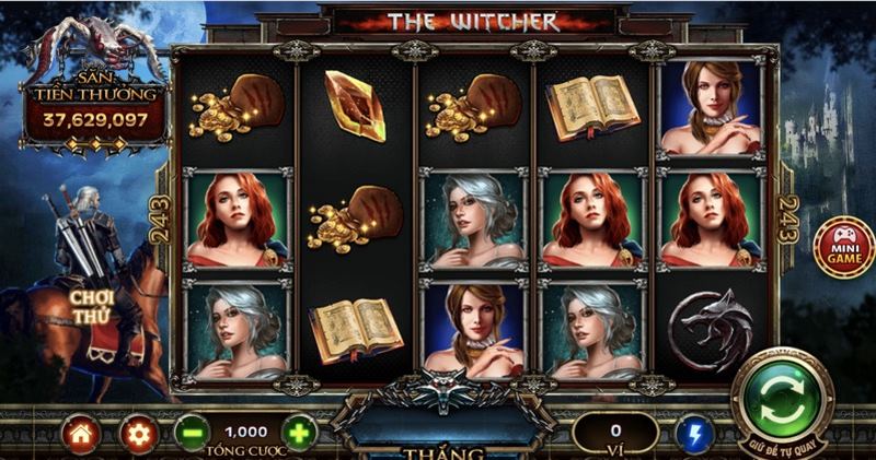 giao diện nổi bật The Witcher tại go88