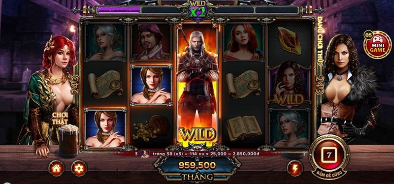 mở biểu tượng đặc biệt tại The Witcher Go88