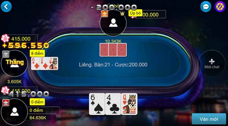 chọn vị trí phù hợp khi tố Liêng go88