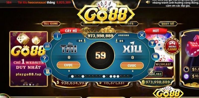game cược Tài xỉu Go88