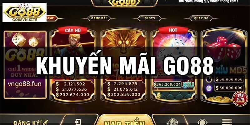 ưu đãi cho cược thủ ở Go88