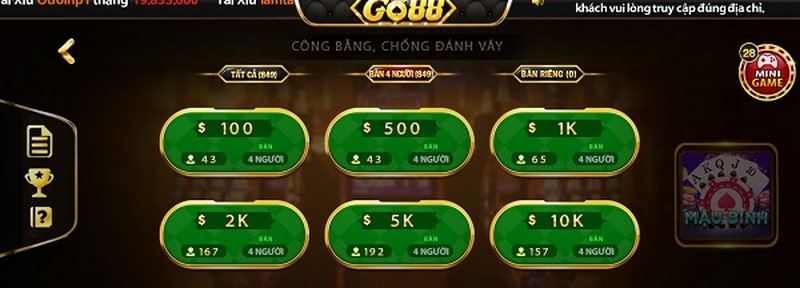 thuật ngữ cơ bản trong game bài Mậu binh go88 club