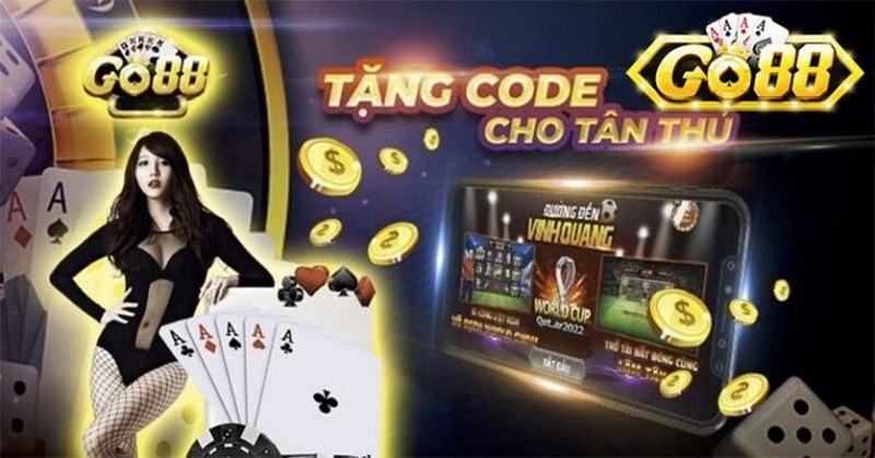 Khuyến mãi tặng Gift Code cho người chơi go88