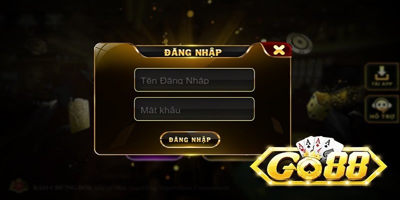 Đăng nhập tài khoản cá cược cổng game Go88 live
