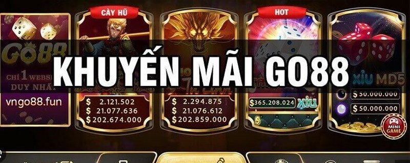 Lưu mã voucher từ chương trình khuyến mãi của Go88