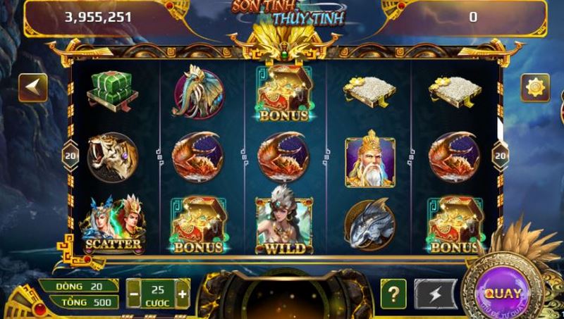 Sử dụng tính năng chuyên nghiệp khi cược Nổ hũ Sơn Tinh Thủy Tinh Go 88