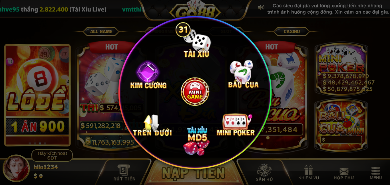Có nên tham gia các kèo cá cược Thể thao tại Go88 top