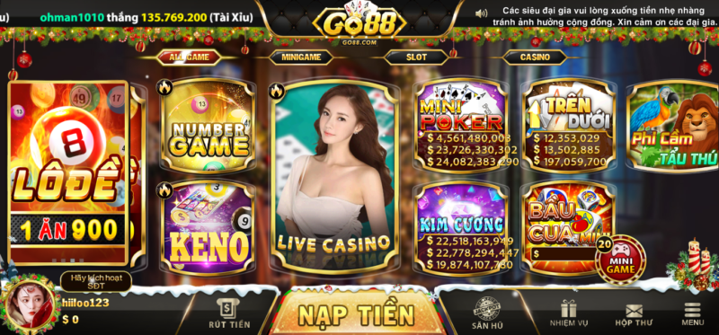 game bài Go88 Tết 2024